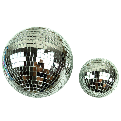 1pcs Disco Ball 10/12/15/20cm Mirror Ball Reflective Decorative Ball Bar Wedding Party Glass Ball Cake Christmas Ball Ornaments ► Photo 1/4