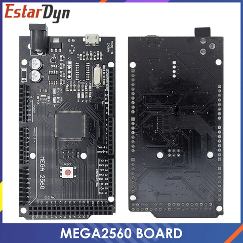 Mega 2560 R3 for MEGA2560 CH340G/ATmega2560-16AU MicroUSB. With Bootloader for Arduino ► Photo 1/6