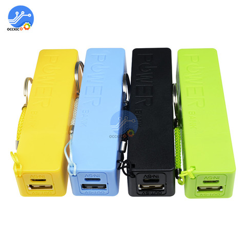 battery storage box 18650 power bank case Box Holder Leads With 1 Slots for metal detector USB power soporte celular organizer ► Photo 1/6