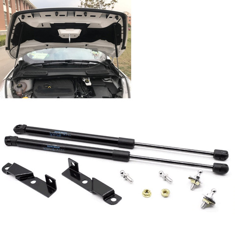 2PCS for Ford Kuga / Escape 2013-2022 Front Hood Bonnet Carbon Fiber Gas Struts Shock Damper Lift Supports  Car-Styling Absorber ► Photo 1/6