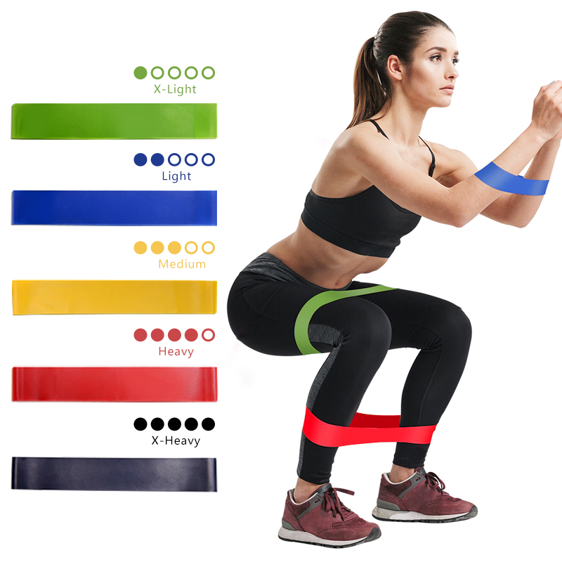 Resistance Band Elastic Fitness Rubber Loop Band Equipment for Yoga Gym 