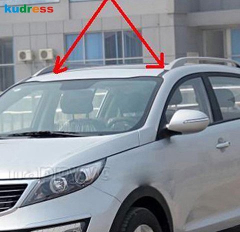 For Kia Sportage 2010 2012 2013 2014 Aluminium Alloy Car Roof Rack Basket Top Rail Cross Strip Bar Luggage Carrier Accessories ► Photo 1/6