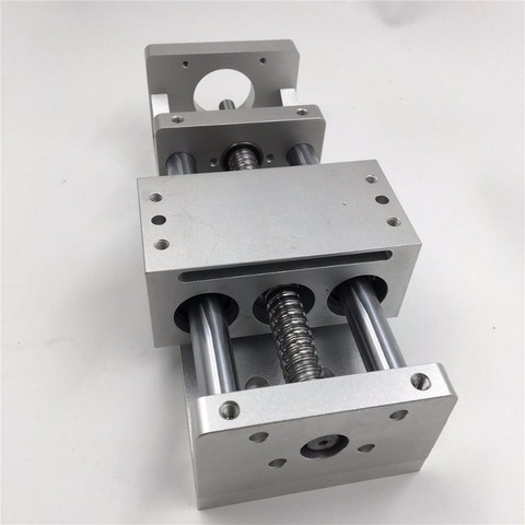 Module Sliding Table 100MM 200MM Stroke CNC Linear XYZ Axis Cross Slide Linear Stage SFU1605 Ball Screw C7 ► Photo 1/5