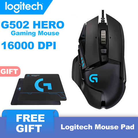 Logitech G502 Hero High-Performance Wired Gaming Mouse, RGB, 11