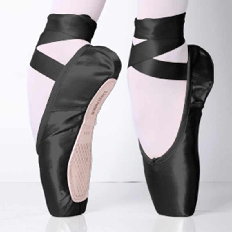 Girls Professional Ballet Pointe Shoes Dance Flats Ballerina Slippers Dancewear 