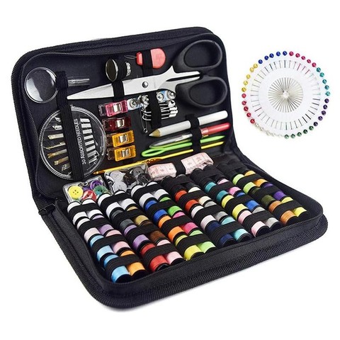Portable Sewing kit Home Travel Thread Threader Needle Tape Measure Scissor Sewing Kit ► Photo 1/6