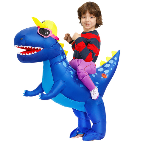 Child Boys Girls Costume Cloth Anime Purim Carnival Birthday Party Cosplay Inflatable Dinosaur Costumes Suit For Kids Halloween ► Photo 1/6