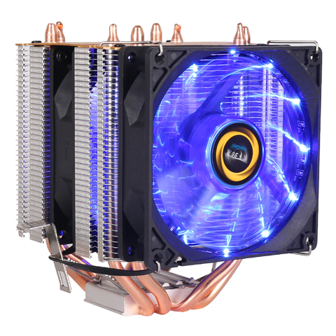 ooler de Alta qualidade 4 heat-pipes dual-torre de resfriamento 9 centímetros RGB apoio dos fãs fãs 3PIN ventilador CPU para I ► Photo 1/6