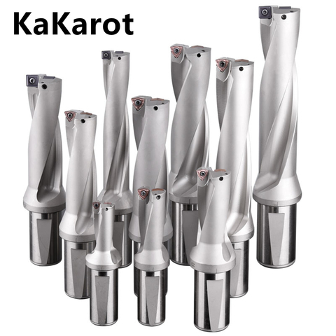 KaKarot WC Series Drill Bites Metal Drill Bites Inser Drill 13mm-50mm Depth 2D 3D 4D 5D Indexable U Drill Machinery,Lathes,CNC ► Photo 1/6