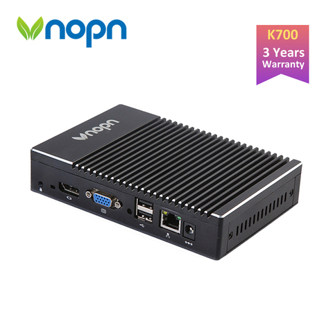 K700 Mini PC AMD Windows 10 Linux Quad-core Fanless WIFI Gigabit LAN Barebone HDMI VGA Industrial Micro Desktop Gaming Computer ► Photo 1/6