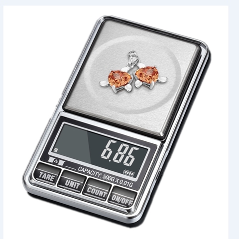 0.01g Precision LCD Digital Jewelry Scales USB Powered Lab Gram Medical Count Weight Balance Electronic Pocket Scale 100g-600g ► Photo 1/6