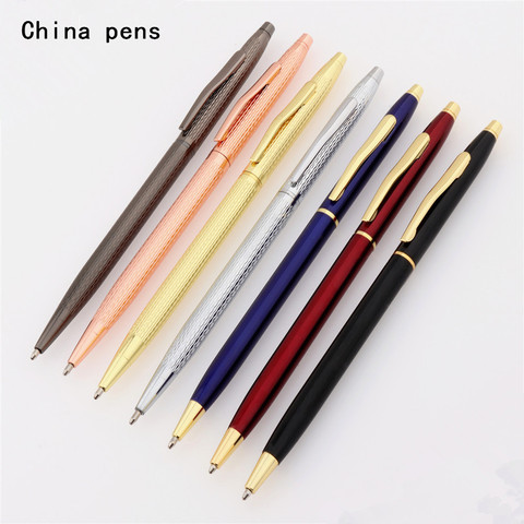 Luxury quality 003 Model color Business office School office stationery  Ballpoint Pen New gold pen Financial  ball point pens ► Photo 1/6