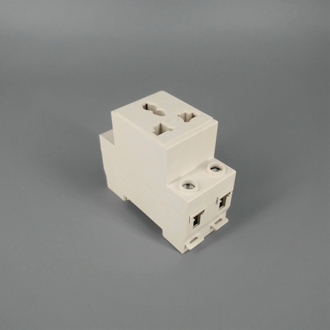 AC30  3 Pin Plug 35mm Din Rail Mount Modular socket 10-16A 250V ► Photo 1/6