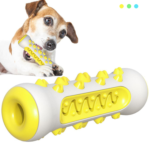 Pet Dog Chew Toy Molar Toothbrush Dog Toys Chew Cleaning Teeth Safe Elasticity Soft TPR Puppy Dental Care Extra-tough Pet Toy ► Photo 1/6