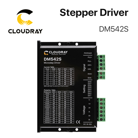 DM542S Stepper Motor Driver 2-phase Digital Stepper Motor Controller 18-50 VDC for Nema17 Nema23 Nema34 CNC Engraving Machine ► Photo 1/6