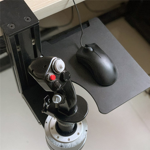 For THRUSTMASTER Hotas X56 VKB Flight Simulator Joystick Mouse Keyboard Tray Thickened Metal Mount Accessories ► Photo 1/6