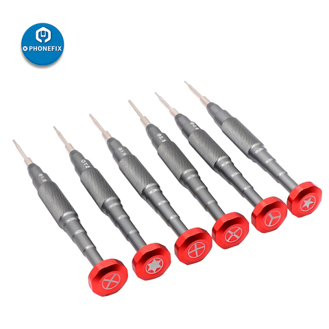 Precision 3D Screwdriver Aluminum Handle Y0.6 Pentalobe 0.8 M2.5 T2 Bits Screwdrivers Set for iPhone Samsung Disassembly Tool ► Photo 1/6