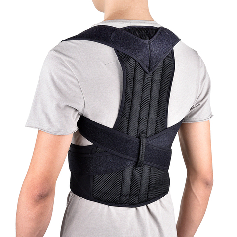 Back Posture Belt Corrector Posture Correction Belt Shoulder Lumbar Brace Spine Support Adjustable Adult Corset Body Care ► Photo 1/6