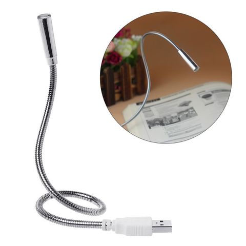 USB Flexible Light Keyboard Lamp Rechargeable Adjustable Hose Night Illumination Plug And Play For PC Computer Desktop Book ► Photo 1/6