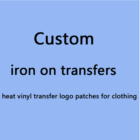 Custom brand logo patches Hot fix sticker heat transfer hot stamping clothing bag iron on patch ► Photo 1/6