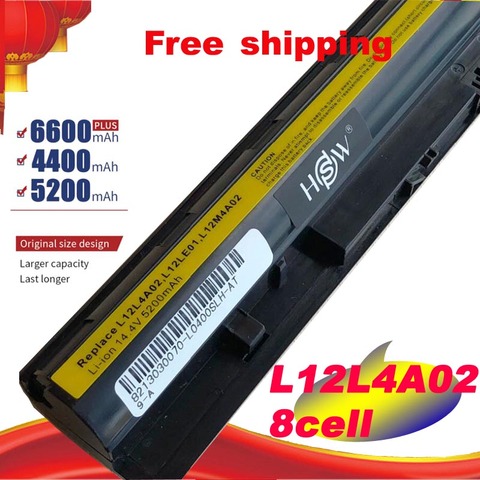 8 Cell Battery for Lenovo for IdeaPad L12L4A02 L12L4E01 L12M4A02 G400s G500s S410p G510s G410s Z710 G50-70 Z50-70 Free shipping ► Photo 1/4