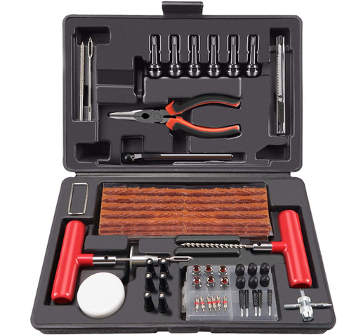 98PCS Tire Repair Kit Garage Tools Puncture Tyre Repair Kit Wheel Repair Car Prick Kit Anti-puncture Harness For Tire Repair ► Photo 1/6