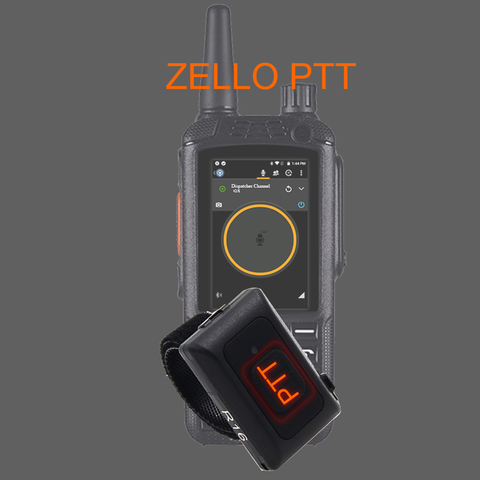 2022 Wireless Bluetooth Hands-free PTT  Walkie Talkie Button for Android Low Energy for Zello Work ► Photo 1/6