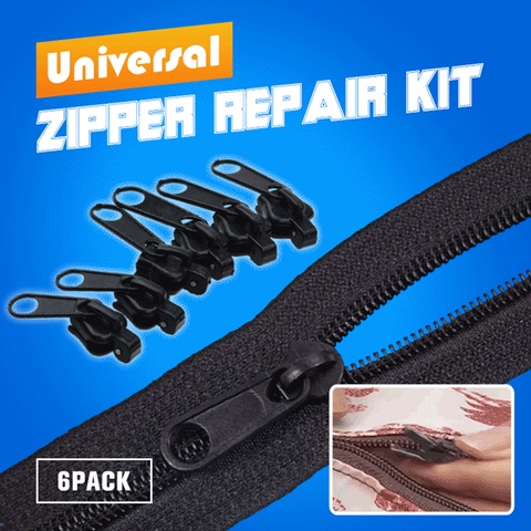 Zipper Repair Kit Universal Instant Fix Replacement Zip Slider Teeth Rescue Tool