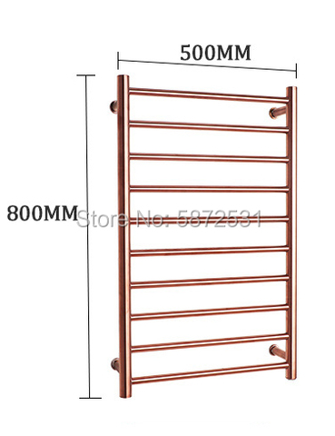 Brand new Luxurious Rose gold heated towel rack 304 stainless steel towel warmer wall mount towel warmer rack for bathroom ► Photo 1/6