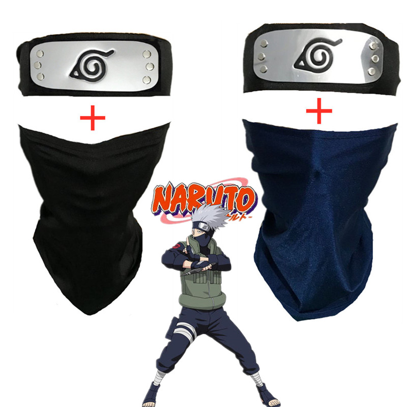 NEW Naruto Anime Kakashi Hatake Sharingan Lightning Face Mask Cover USA  SELLER