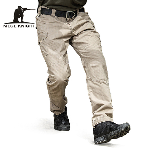 MEGE Tactical Pants Military Casual Cargo Pants Army Combat Trousers Cotton Stretch Ripstop Multi Pockets militar Mens Clothing ► Photo 1/6