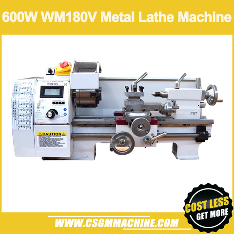 NUMOBAMS WM180V 600W Brushless Motor Metal Lathe/21mm spindle hole stainless steel processing lathe ► Photo 1/6