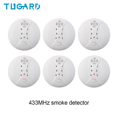 433MHz Wireless Smoke Detector Fire Smoke Sensor For Home Security Alarm System Alarm Accessories Smoke Grenade  Fire Equipment ► Photo 1/6