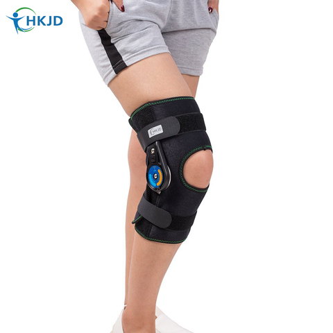 HKJD Adjust Medical Knee Brace Support Ligament Sport Injuries Orthopedic Splint Wrap Sprain Hemiplegia Osteoarthritis Knee pads ► Photo 1/6