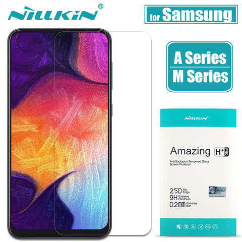 for Samsung A70/A50/A30/A20/M30 Glass Screen Protector Nillkin 9H Safety Tempered Glass for Galaxy A90/A80/A60/A40/A10/M10/M20 ► Photo 1/6