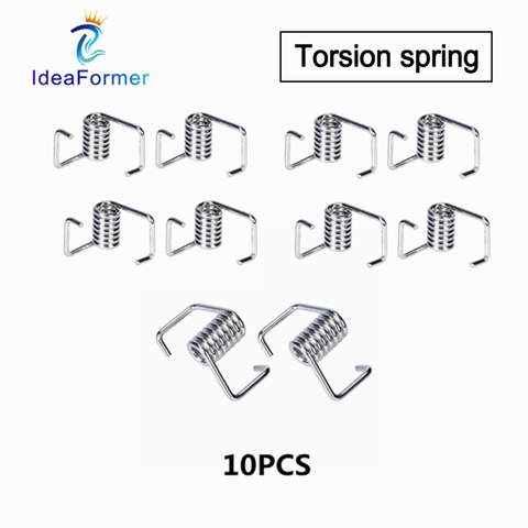 10Pcs GT2 Timing Belt Locking Torsion Spring Tension Spring For 3D Printer Parts Makerbot Prusa i3 Reprap Ultimaker 2 Printer. ► Photo 1/6