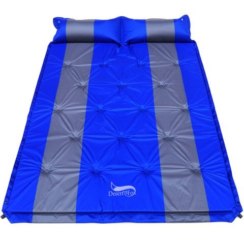 Desert&Fox 2 Person Air Mattress Self-inflating Tent Sleeping Mat Attached Air Pillow Inflatable Camping Sleeping Mattress Pad ► Photo 1/6