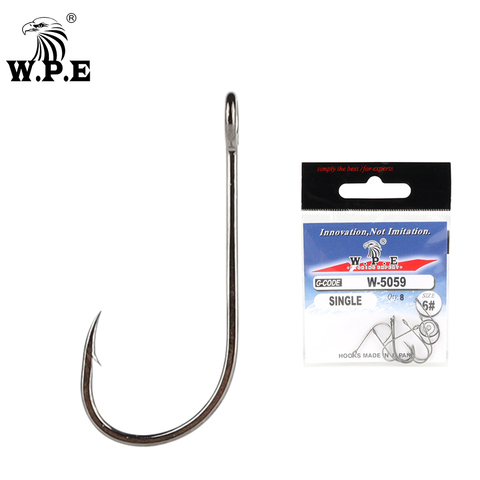 W.P.E  Fishing Hook 3packs/5packs 2#/4#/6# Barbed Circle Single Lure Fishhooks High Carbon Steel Carp Fishing Tackle Accessories ► Photo 1/6