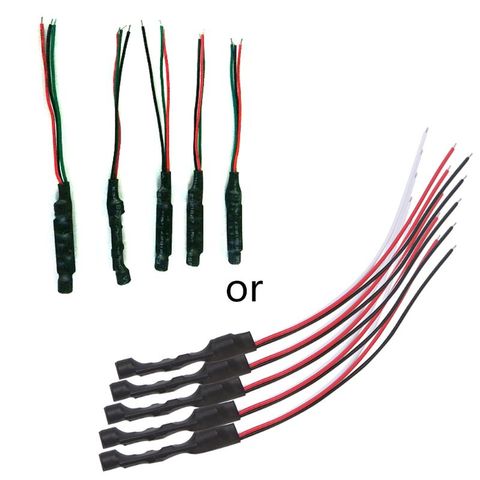 5Pcs/Set Sensitive Microphone Security Audio DC Power Cable For CCTV DVR Camera  ► Photo 1/6