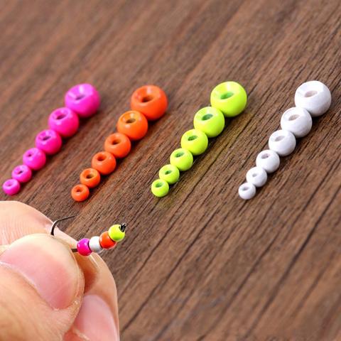 25pcs/set Fly Tying Tungsten Beads Round Nymph Head Ball Fly Tying Material Tungsten Bean Set ► Photo 1/6