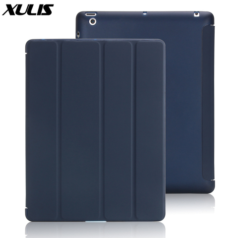 For iPad 2 3 4 Case Leather Flip Cover for iPad 2 Case A1396 Smart Stand Holder Funda for ipad 4 Case A1458 A1460 ► Photo 1/6