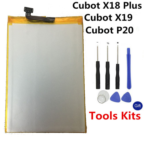 Original For Cubot X18 Plus Battery 4000mAh High Capacity Replacement Battery For Cubot X19 Cubot P20 Battery In Stock +Tools ► Photo 1/3