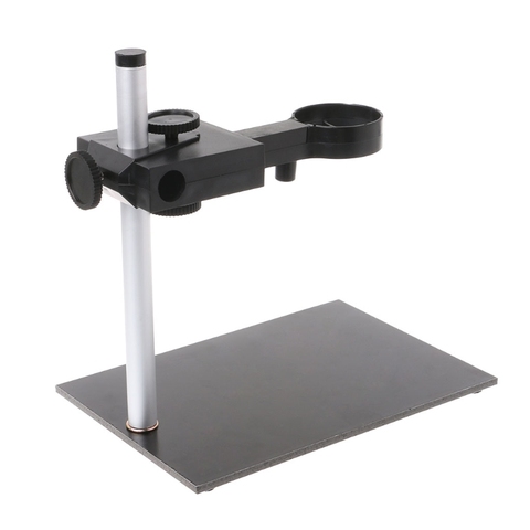 Aluminum Alloy Microscope Stand Portable Up and Down Adjustable Manual Focus Digital USB Electronic Microscope Holder Stand ► Photo 1/6