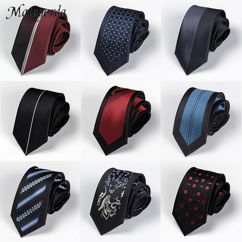 High Quality Location Necktie Men Tie 6cm Skinny Ties Luxury Neckties Corbatas Gravata Jacquard Tie Festival Banquet Accessories ► Photo 1/6