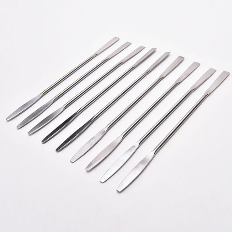 1pc Stainless Steel Mixing Palette Spatulas Spoon Nail Art Tool  Stick Rod Tone Makeup Cosmetic Spoon Polish Cream ► Photo 1/6