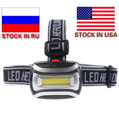 ZK20 Headlamp Mini COB LED Waterproof 1000LM Headlight 3xAAA Flashlight Bike Bicycle Light with Headband for Camping Fishing ► Photo 1/6