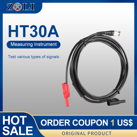 Hantek HT30A Oscilloscope Probes Auto Test Cable Dual Head Adapter Cable Test Leads 3M Professional Multifunctional Automotive ► Photo 1/6