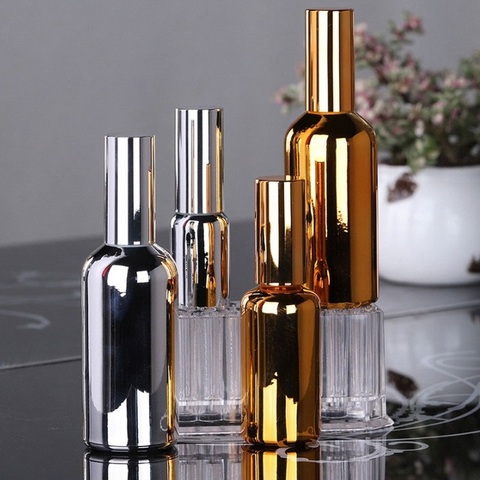 Perfume Bottle Spray Bottle High Quality Empty Refillable Pump Bottle 10ml-100ml Gold Silver Small Deodorant Container Travel ► Photo 1/6