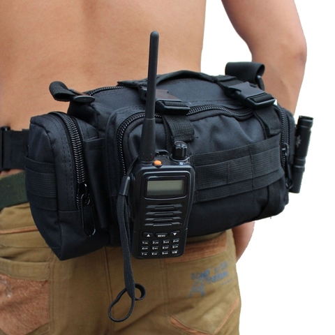 Tactical Military Waist Men Army Bag Outdoor Camera Pouch Nylon Waterproof Hunting Climbing Camping Travel Hiking Shoulder Bag ► Photo 1/6