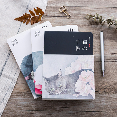 Sketchbook for Drawing Diary Notebook 80 Sheets Cute Cat Paper Office School Supplies Gifts Blank Vintage Sketch Book ► Photo 1/5